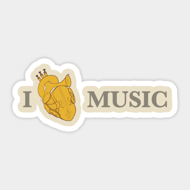 I Love Music Sticker by GramophoneCafe